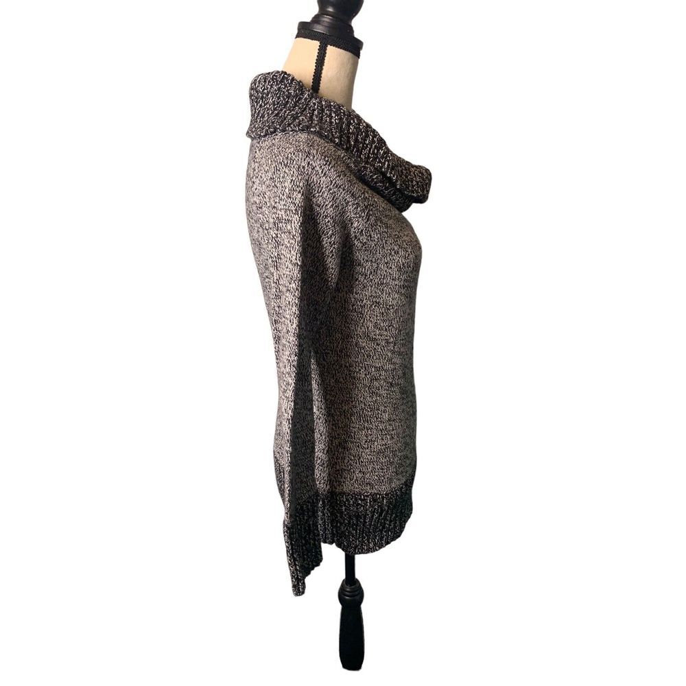 White House Black‎ Market Sweater Medium Wool Blend Pullover Metallic Cowl Neck - Picture 3 of 12